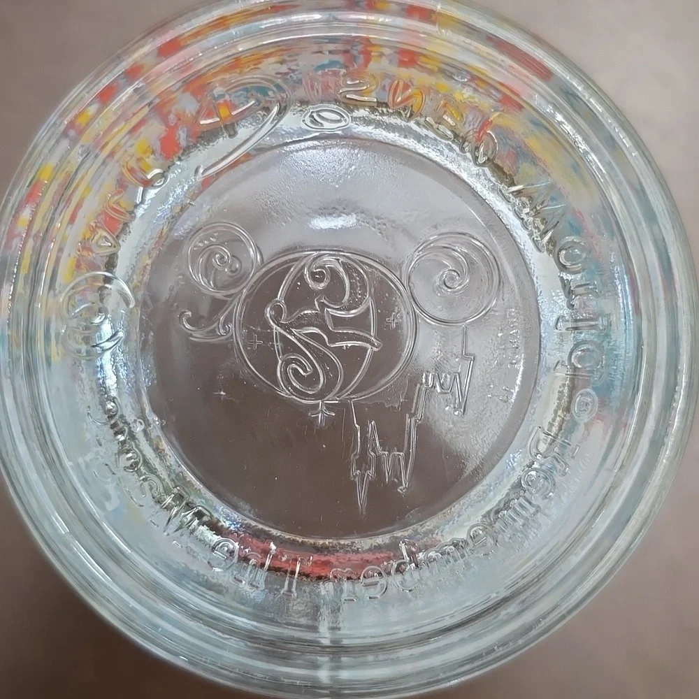 DISNEY Colorful 25th Celebration Glass Donald‎